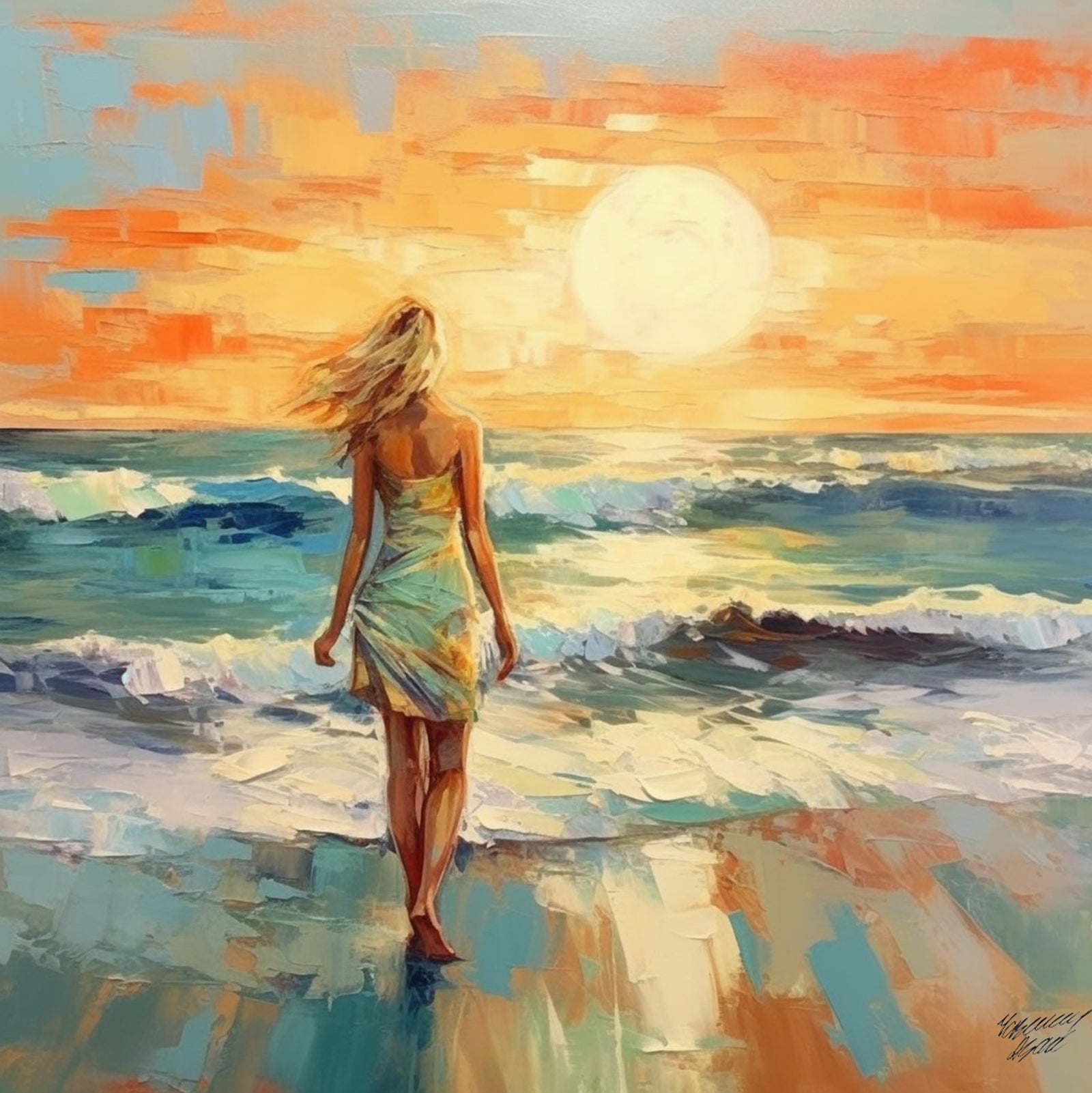 SERENITY'S SUNSET GAZE