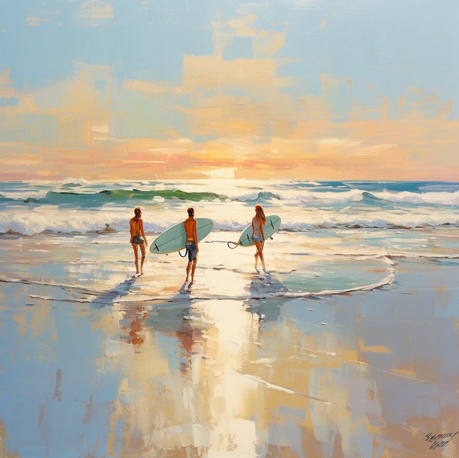 A SERENE BEACHSCAPE